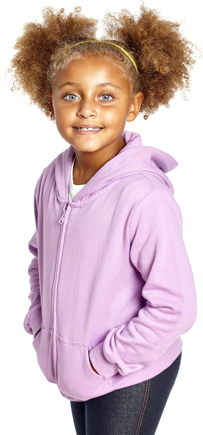 Leveret Kids & Toddler Hoodie Boys Girls 100% Cotton Zip-Up Hoodie Jacket (2-14 Years) Variety of Colors