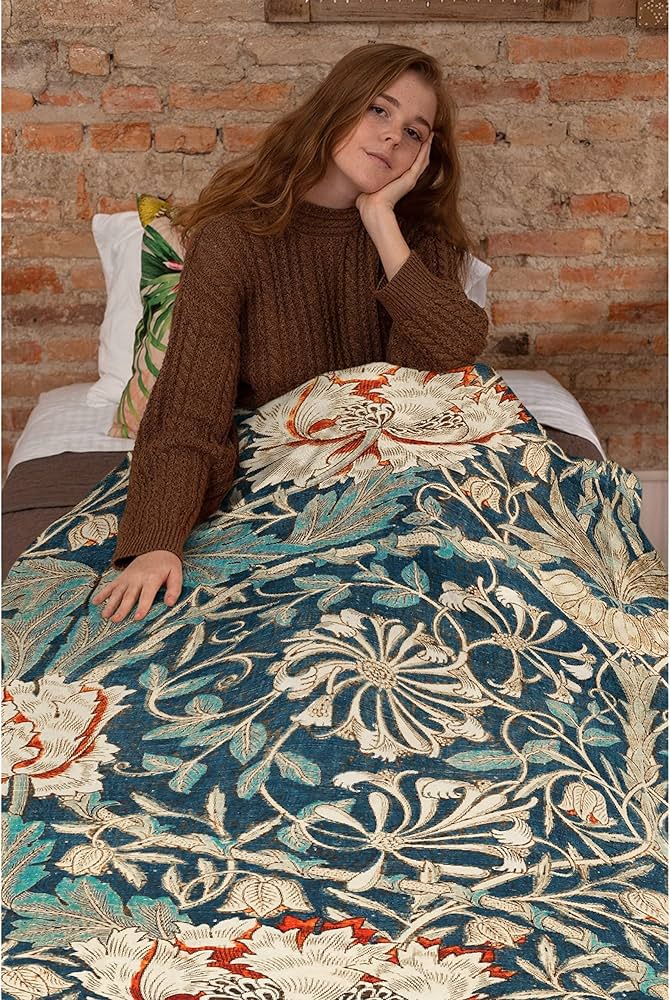 Amazon.com: caimizogojocrz William Morris Honeysuckle Vintage