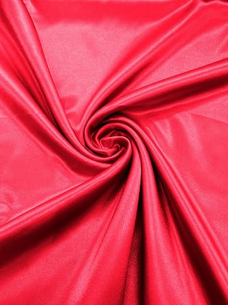 Crepe Back Satin Bridal Fabric Draper/Prom/Wedding/58" Inches Wide Japan Quality Neon Pink, 10 Yards
