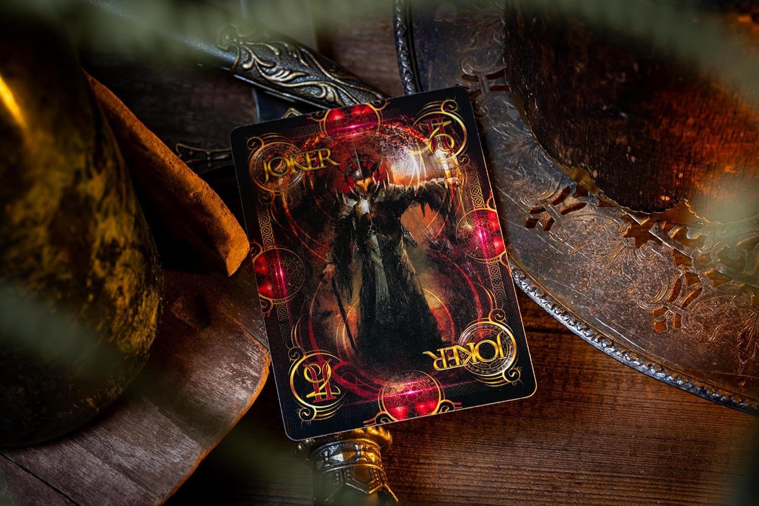 Bicycle Dark Templar Knights Red Playing Cards Decks Poker Kids, Adults Gift Item