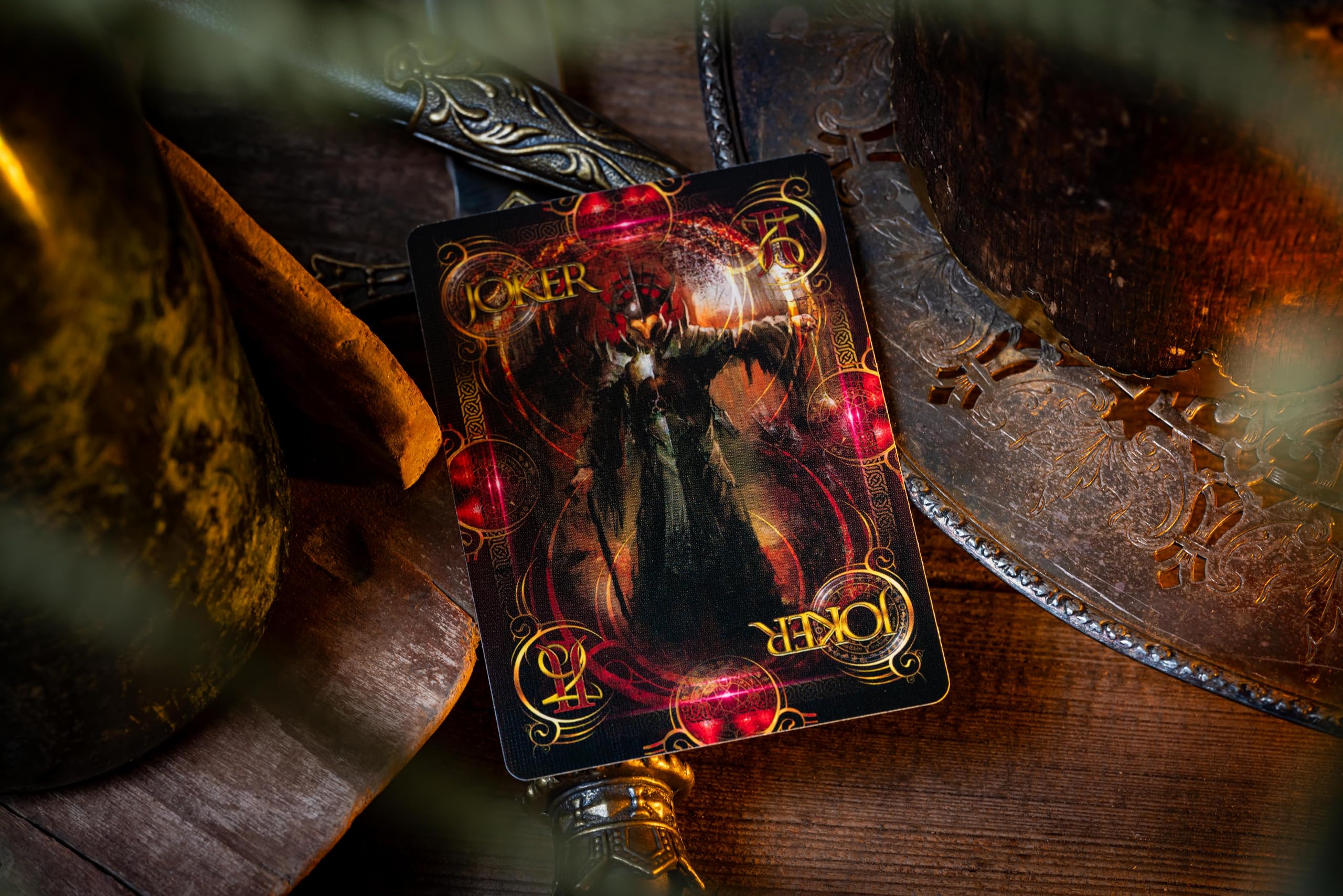 Bicycle Dark Templar Knights Red Playing Cards Decks Poker Kids, Adults Gift Item - Image 6