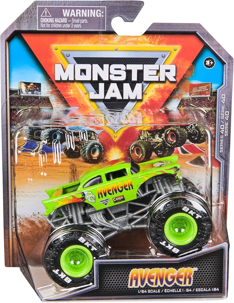 Amazon.com: Monster Jam 2025 Official 1:64 Diecast Truck Series 40