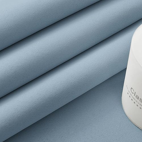 Miniatura 7 de HUTO Cortinas opacas para ventana de dormitorio, sala de estar, con ojales de cobre antiguo, para oscurecer la habitación, aislamiento térmico,