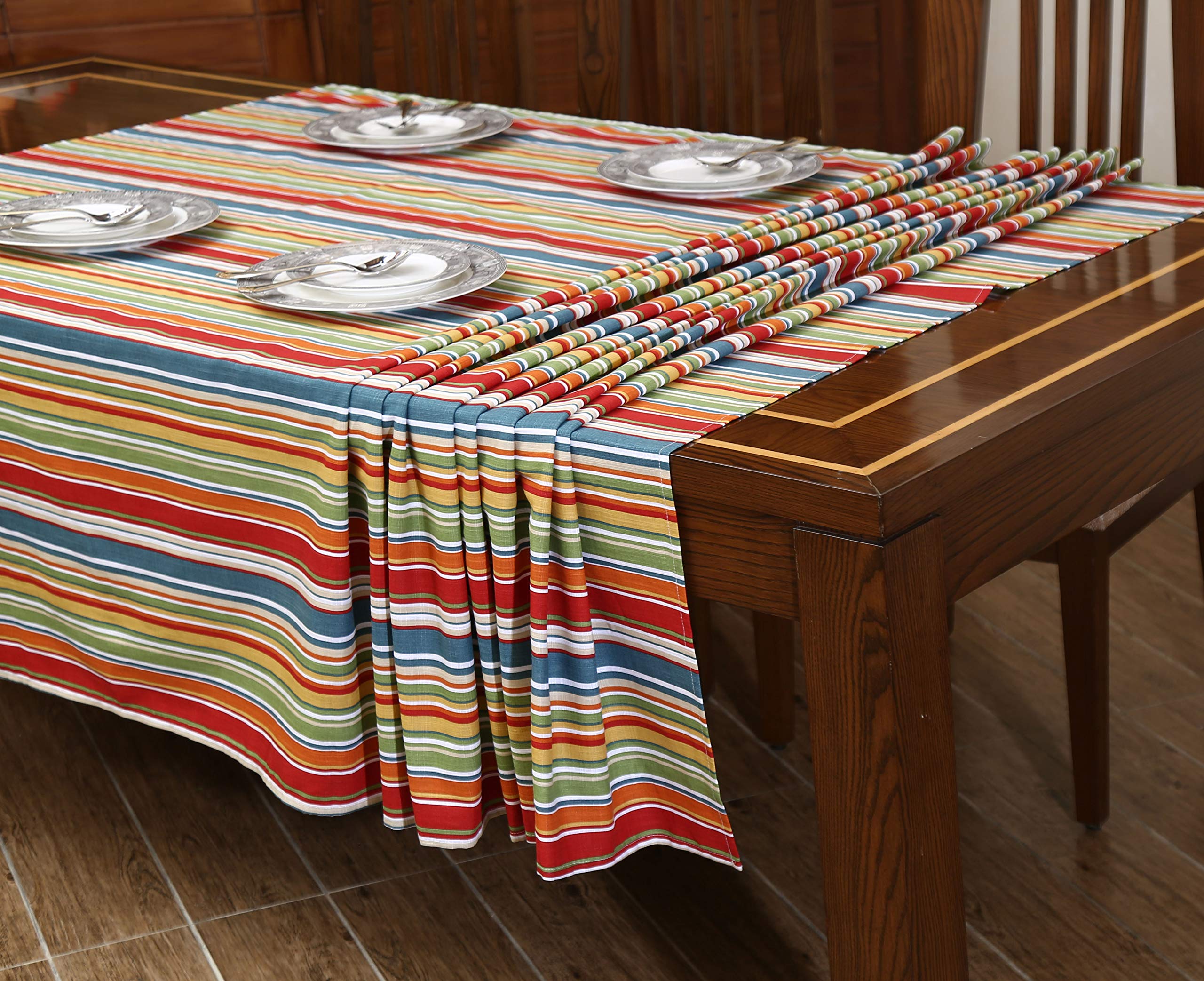 Nappe Rectangulaire Imperméable Demetex - Taille 152x305 Cm - Bleu Marine - Polyester Lavable Machine