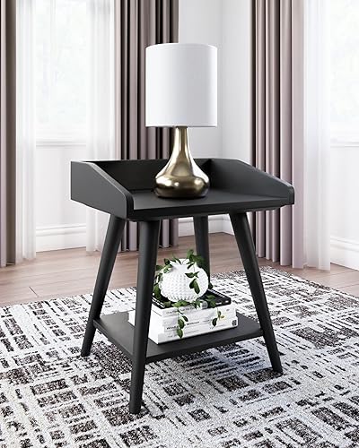 Miniatura 2 de Signature Design by Ashley Blariden - Mesa auxiliar o decorativa moderna, color carbón
