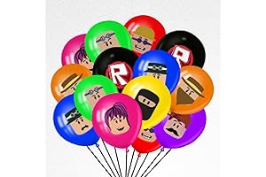 48 Pack Robot Party Balloons for Boys' Birthday