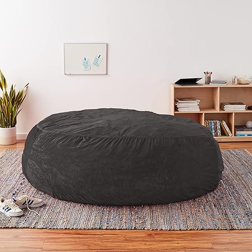 Miniatura 226 de Chill Sack - Funda para puf Microgamuza - Carbón - Solo funda,Microsuede - Chocolate - Solo funda,Microsuede - Azul marino - Solo funda,Guijarro -