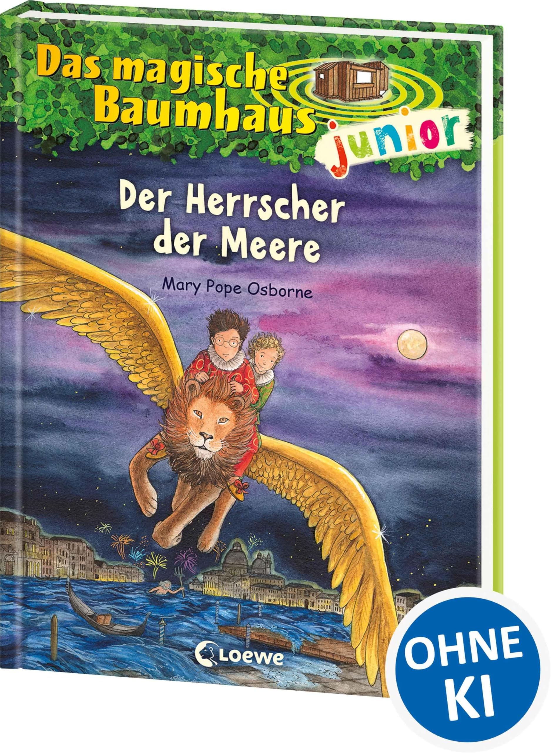 Das magische Baumhaus junior (Band 30) - Der Herrscher der Meere: Können Anne und Philipp Venedig vor dem Untergang bewahren? Kinderbuch zum Vorlesen und ersten Selberlesen für Kinder ab 6 Jahren