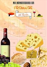 Funny Cheese Advent Calendar - 25 Cheese Recipes to Cook - Images and Texts Calendar in French - No Object or Food