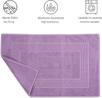 WECONhome Basics - Tappeto da bagno moderno in ciniglia, antiscivolo, lavabile, assorbente, elegante per ogni bagno - Balu (80 x 150 cm, nero