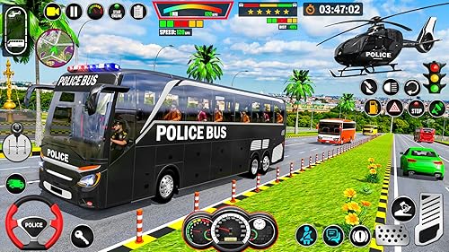 simulador de ônibus da polícia dos EUA jogo de ônibus do transportador de prisioneiros: jogos de ôni