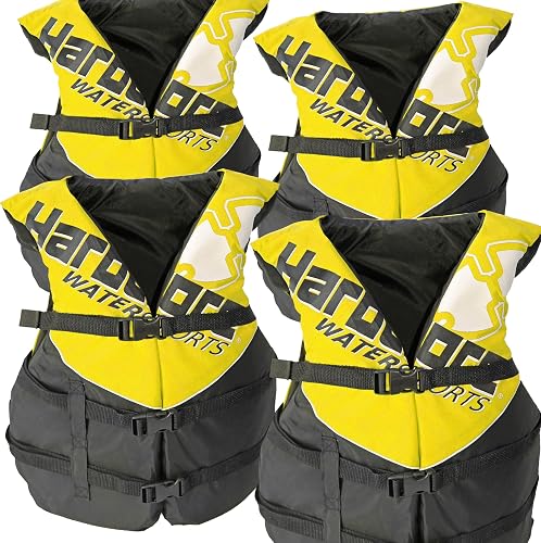 4 Pack Hardcore Coast Guard Type product photo (Marine Life Jackets) — ScooterReviewPro review