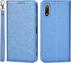 Xperia Ace II SO-41B Case, Notebook-Type, Sony Xperia Ace II Notebook Case, Zouzt PU Leather, Strap Included, Stand Function, Card Storage, Built-In Magnet, Shockproof, Anti-Slip, Blue