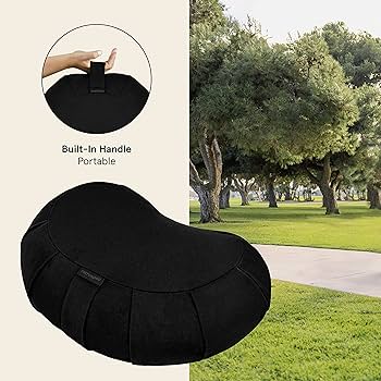 Retrospec Sedona Zafu Meditation Cushion Filled w/Buckwheat Hulls