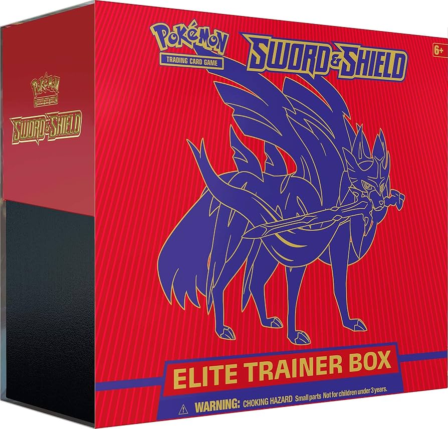 Amazon.com: Pokemon Pokemon TCG: Sword & Shield Elite Trainer Box
