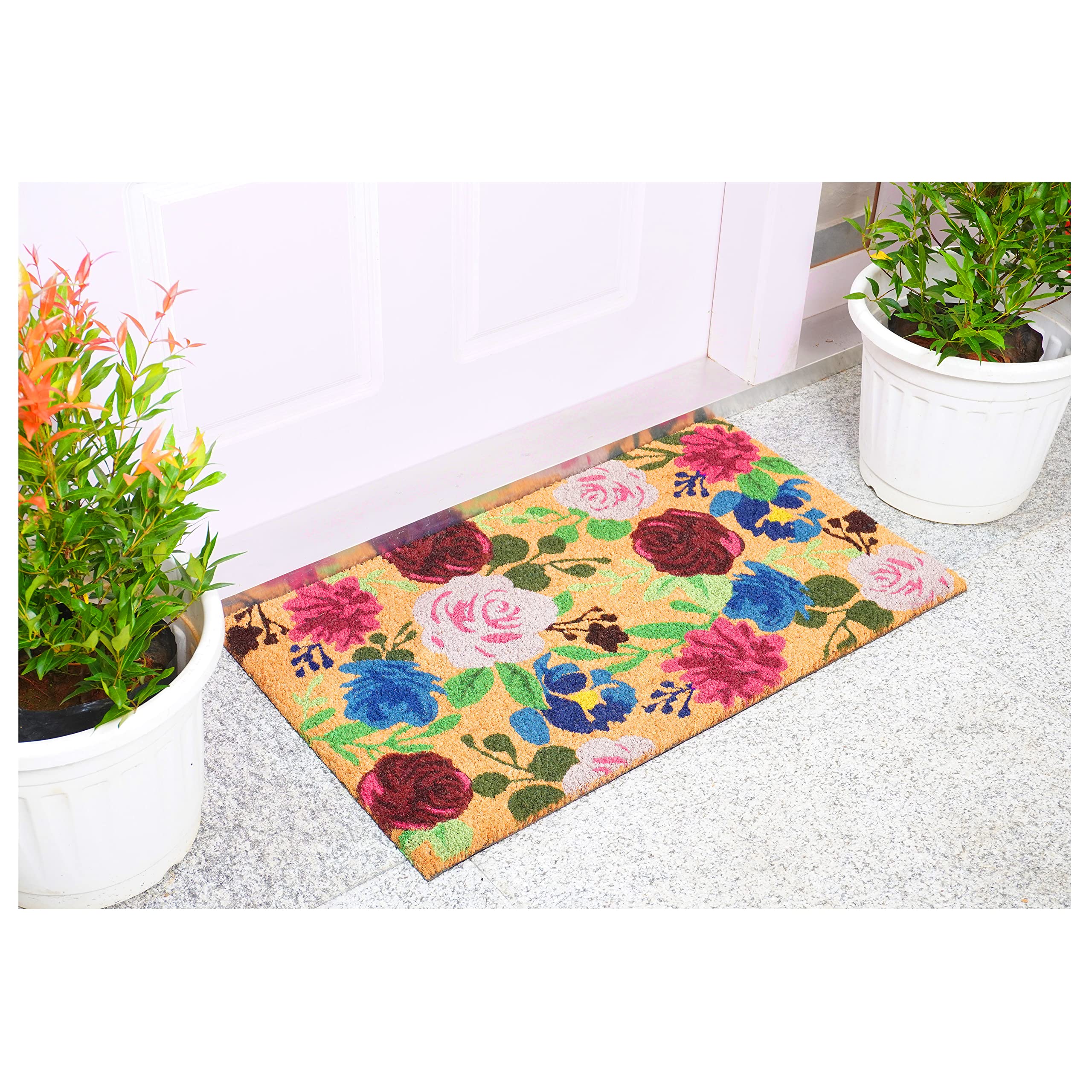 Calloway Mills 107342436 Boho Flowers Doormat (24" x 36")