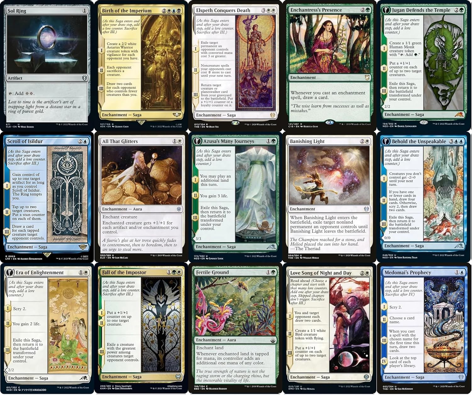Elite Saga Commander Deck - Tom Bombadil - 5 Color - EDH - Lord of The Rings LOTR - 100 Card - Custom Magic The Gathering Deck - Very Strong!