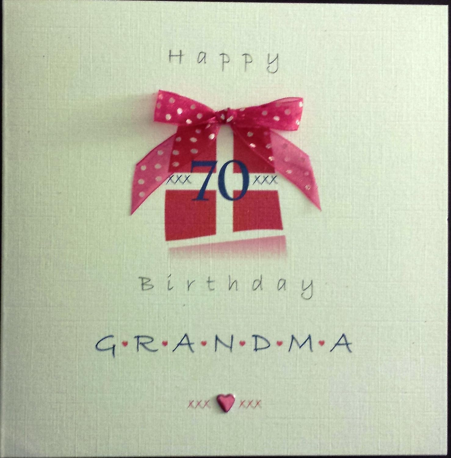Amazon.com: Happy Birthday Card - Happy Birthday 70th Grandma Gift Box ...