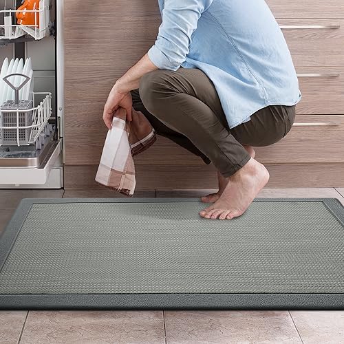 Miniatura 2 de iCustomRug - Almohadilla ergonómica antifatiga, cómodo para estar de pie en la cocina, el cuarto de baño, estación de trabajo. Almohadilla de espuma