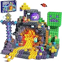 Magnetic Building Blocks for Children, 150 Pieces Magnetic Children, Toys for Children 3 Years, Magnetic Constructions, Creative Montessori Toy for 3 4 5 6 7 8 9 10 Years Old