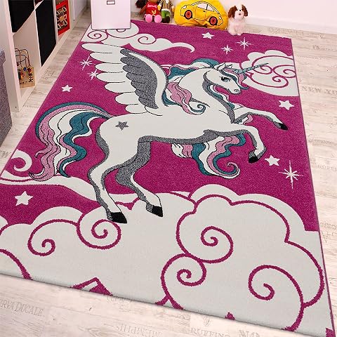 Einhorn-Kinderteppich