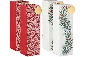 Hallmark Christmas Wine Bottle Gift Bags