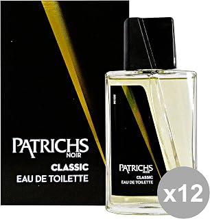 Set 12 PATRICHS NOIR Classic Eau de toilette Colonia Hombre 75 Ml. Perfumes