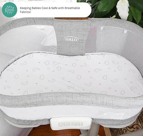 Miniatura 128 de TansyPanda Bassinet Sheets for Baby Delight Snuggle Nest, Chicco LullaGo, Fisher-Price Soothing, SNOO Smart, 3PC, 18 x 30 Inch, Ultra Soft