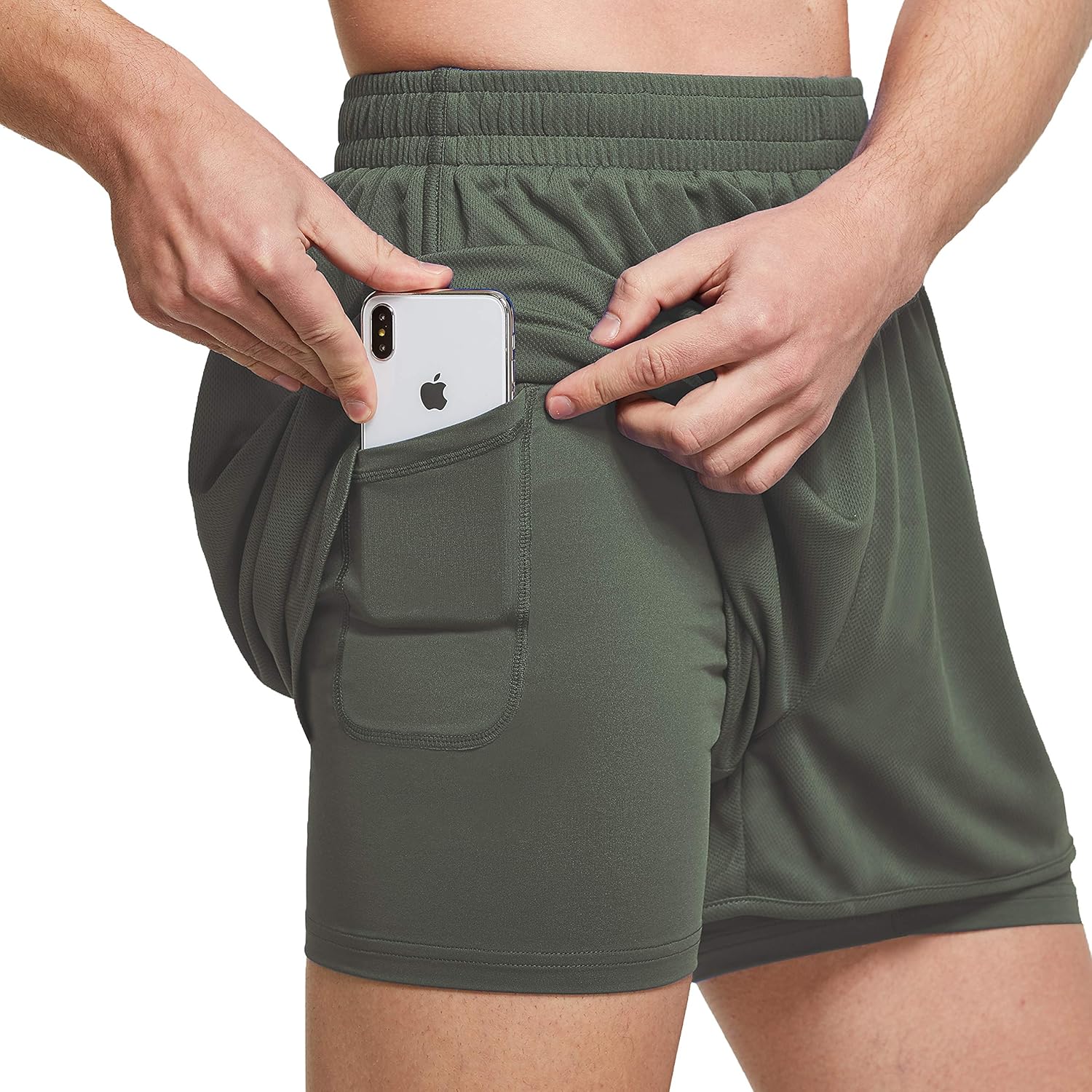 compression workout shorts