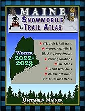 2022-2023 Maine Snowmobile Trail Map Atlas (Maine Trail Maps and Atlases)