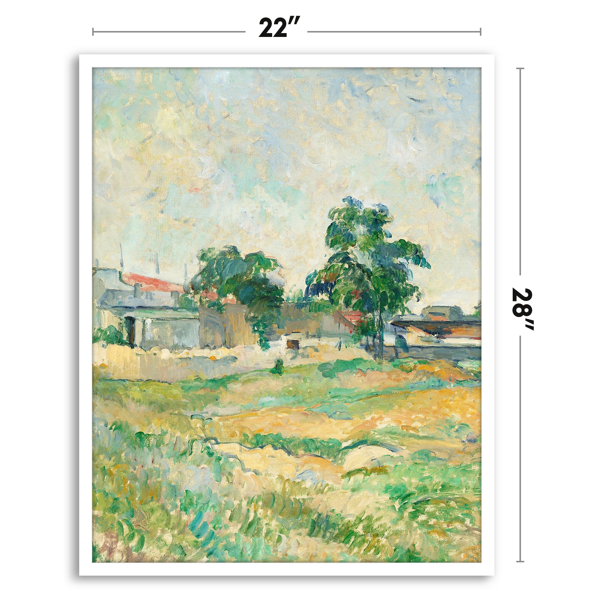 Americanflat Cadre photo blanc de 55,9 x 71,1 cm, cadre photo fin avec plexiglas poli – Cadre photo mural avec matériel de suspension pour affichage horizontal ou vertical, blanc