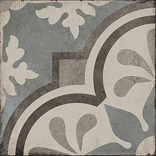 8x8 Whispers in Azure Encaustic Porcelain Tile Wall Floor (10)