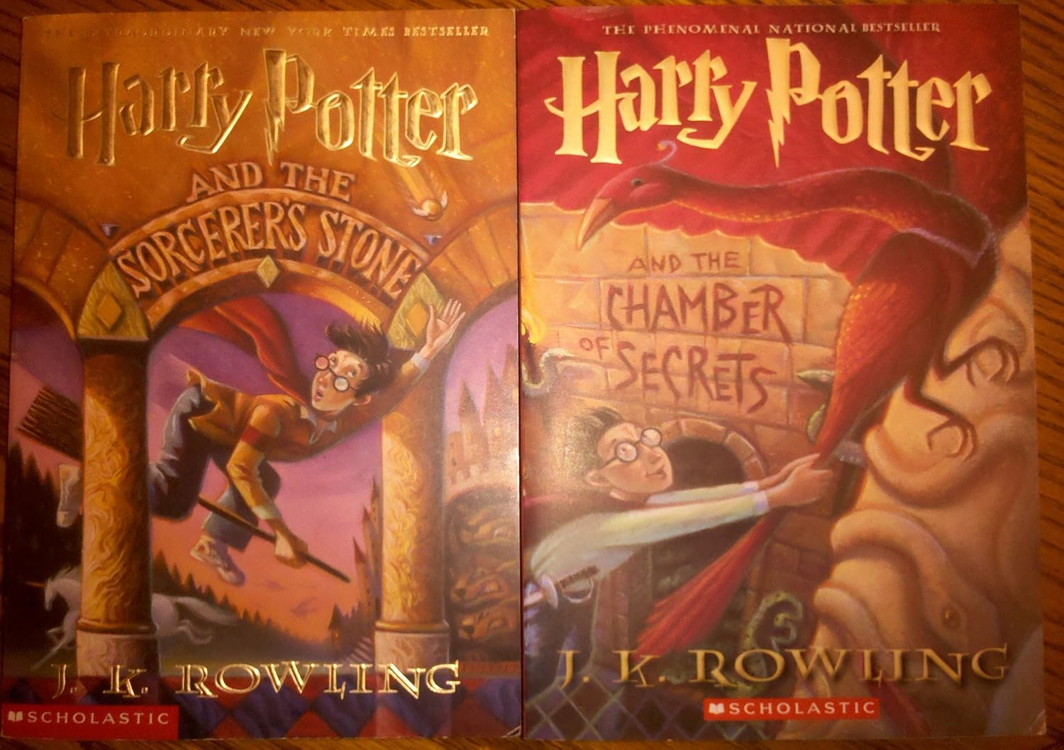 Harry Potter Book 1 and 2: Harry Potter and the Sorcerer's Stone; Harry ...