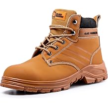 Black Hammer 6007 Men's S3 SRC Steel Toe Leather Safety Boots