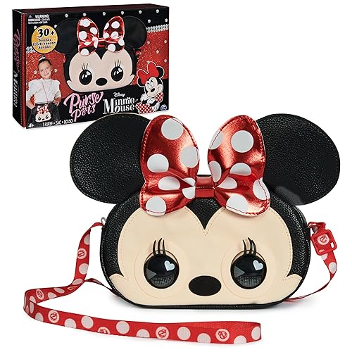 Purse Pets, Disney Minnie Mouse Officially Licensed Interactive Pet Toy & Kids Purse