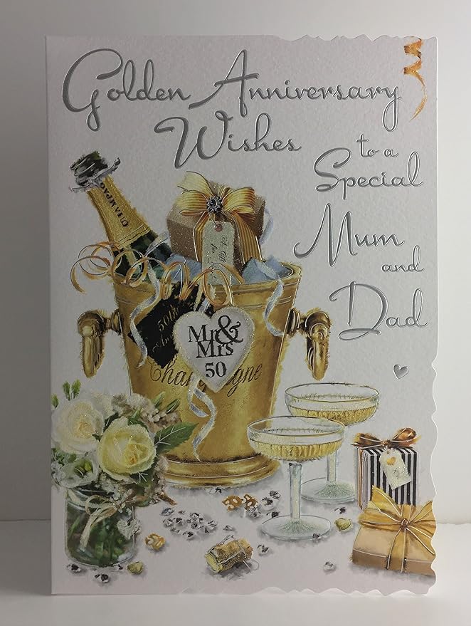 Jonny Javelin 30th Anniversary Card (V469) – Husband – Pearl – Champagne And Presents - View #10