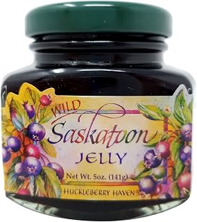 Wild Saskatoon Jelly 5 oz, Made in USA