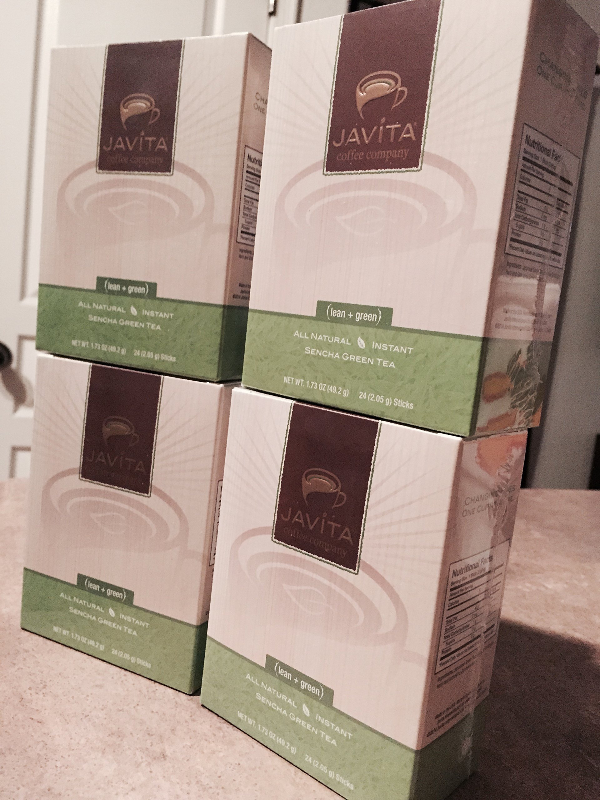 Javita Lean + Green Sencha Green Tea (96 Sticks) - New Product 4 Boxes