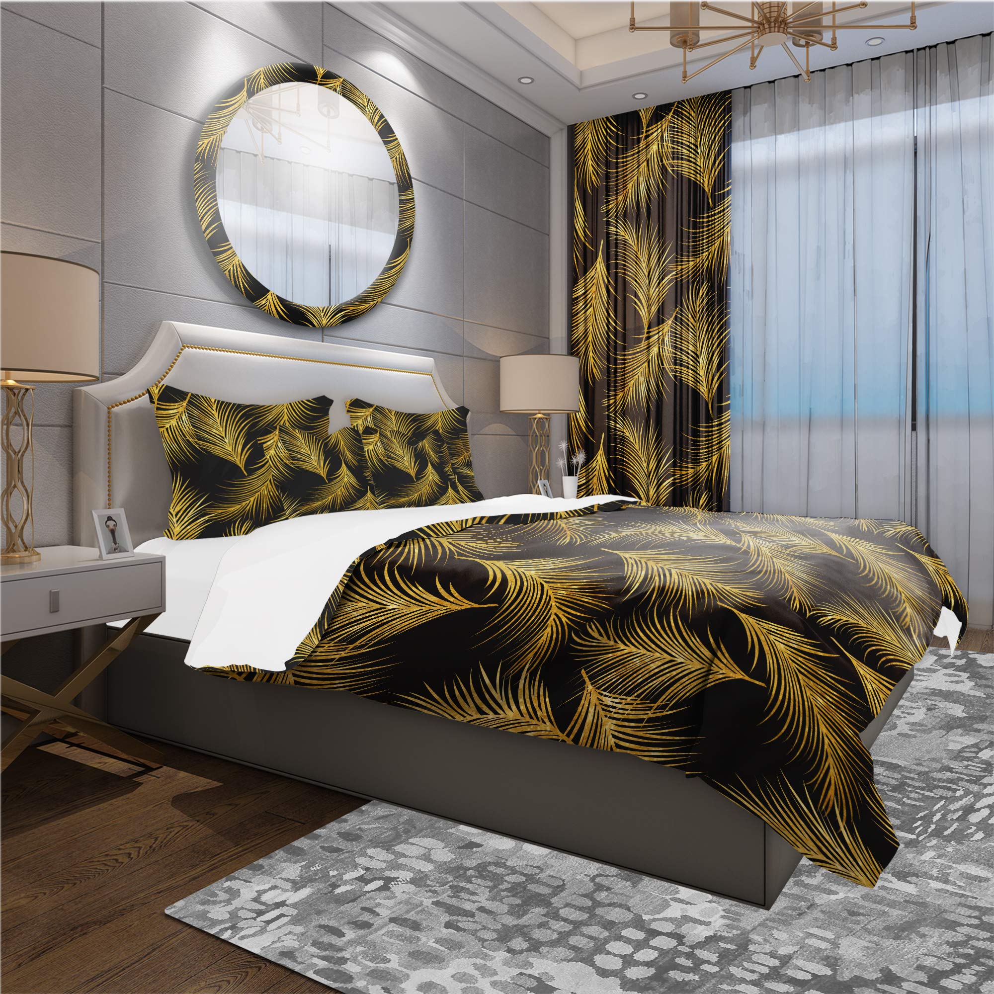 Set Copripiumino Moderno Blu e Bianco 200x200 | ABAKUHAUS Design