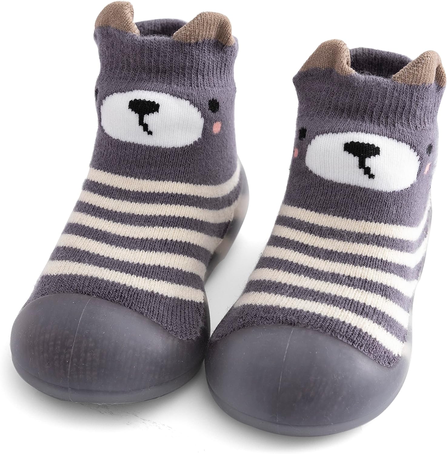 BABYCARE Toddler sock shoes baby boys girls Slippers shoes Baby Infant First Walking Shoes Rubber Sole Non-Skid Floor Slippers