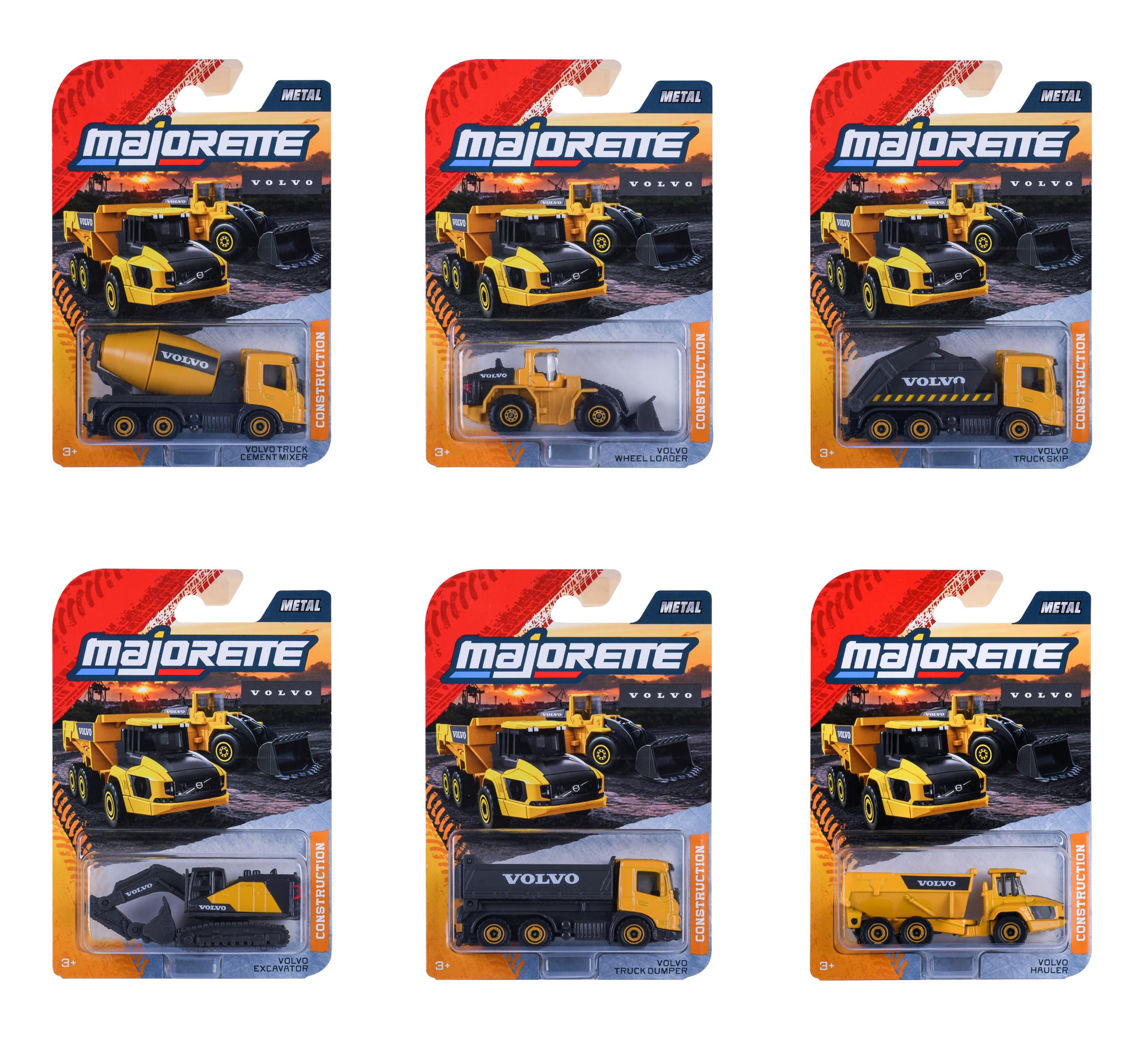 Amazon.co.jp: Majorette – Volvo Construction Premium、ダイキャスト