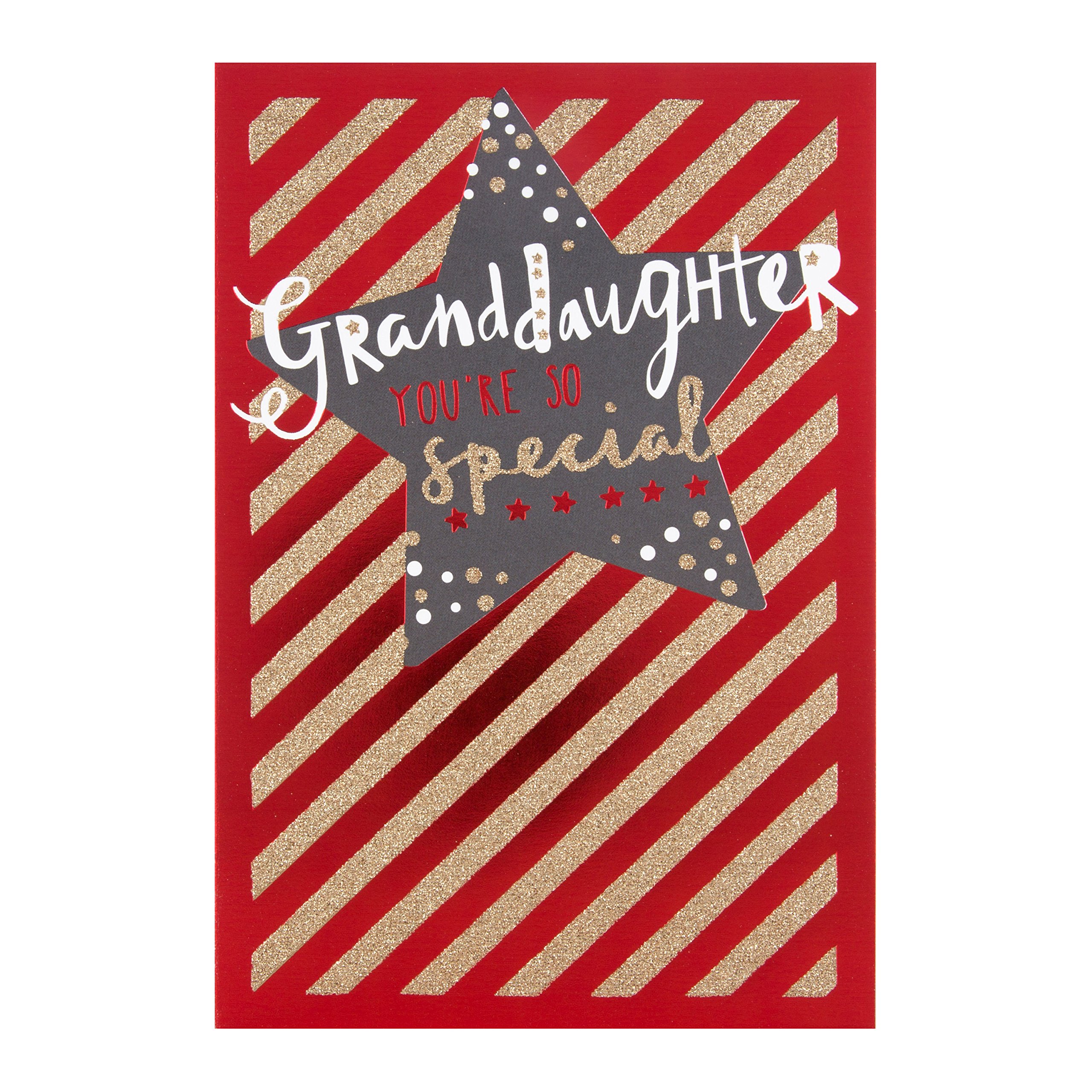 Hallmark Medium Granddaughter "So Special" Christmas Card