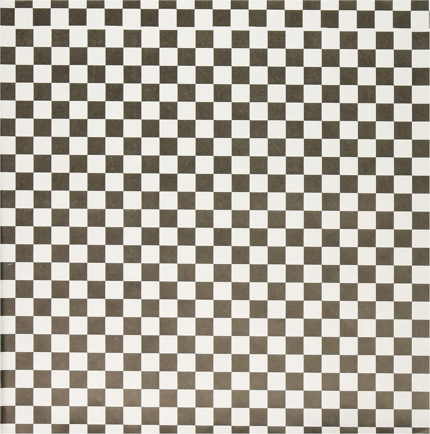 Bagcraft Grease-Resistant Paper Wraps and Liners, 12 X 12, Black Check, 1,000/box, 5 Boxes/Carton