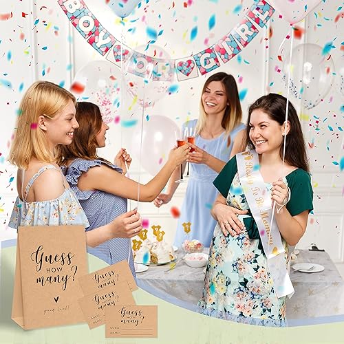 Miniatura 5 de Juego de Cuántos Hay en la Ducha de Bebé, temas de baby shower, Decoración Neutral de Baby Shower, Juego de Despedida de Soltera, Juego de Despedida