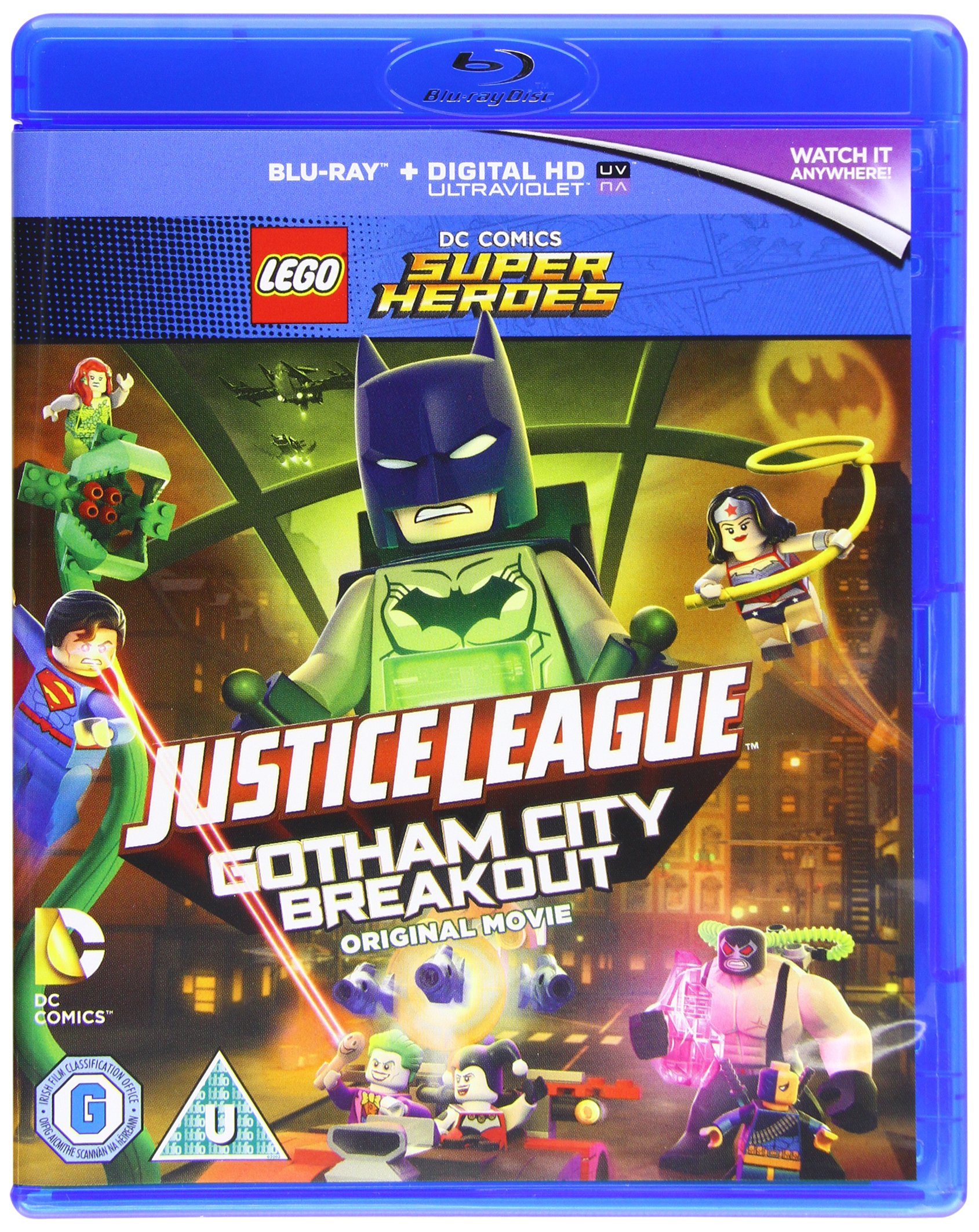 Lego Dc Justice League Gotham Includes Digital Download Blu-ray Region A B C