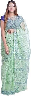Women's Kota Doria Cotton Saree with Blouse Piece