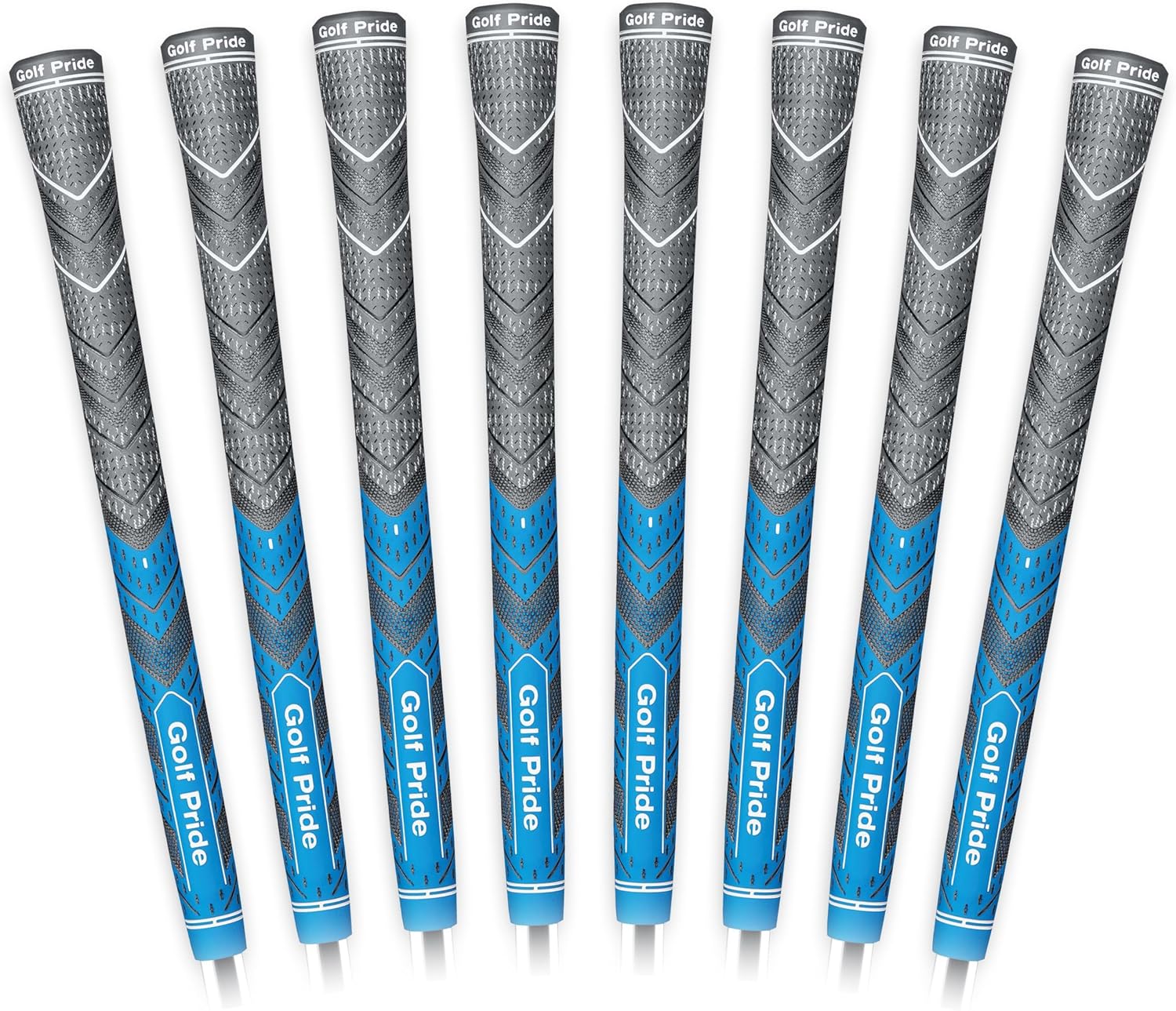 Golf Pride MCC Plus4 Golf Club Grip - All-Weather Hybrid Grip with Larger Lower Hand - Brushed Cotton Cord & Pebbled Texture