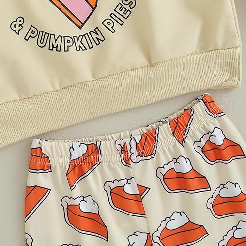 Miniatura 5 de Kupretty Ropa de otoño e invierno para bebé niña, sudadera con cuello redondo y pantalones acampanados, conjunto de trajes de Halloween