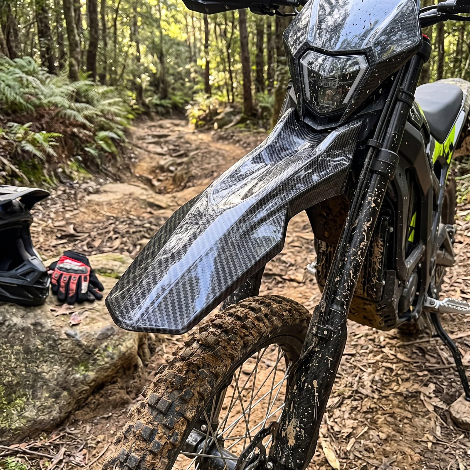 AMONIDA Garde-Boue Avant de Rechange pour sur Ron pour Vélo Tout-Terrain électrique Ultra Bee, Conception Durable et Résistante aux Chocs, Protège Contre la Boue et Les Débris, Idéal pour la Conduite