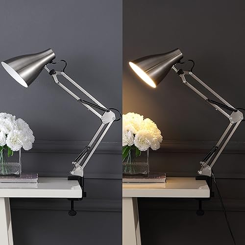 Miniatura 3 de JONATHAN Y JYL7125B Odile - Lámpara LED articulada ajustable de 28.5 pulgadas, clásica, costera, industrial, vintage, granja, tradicional para